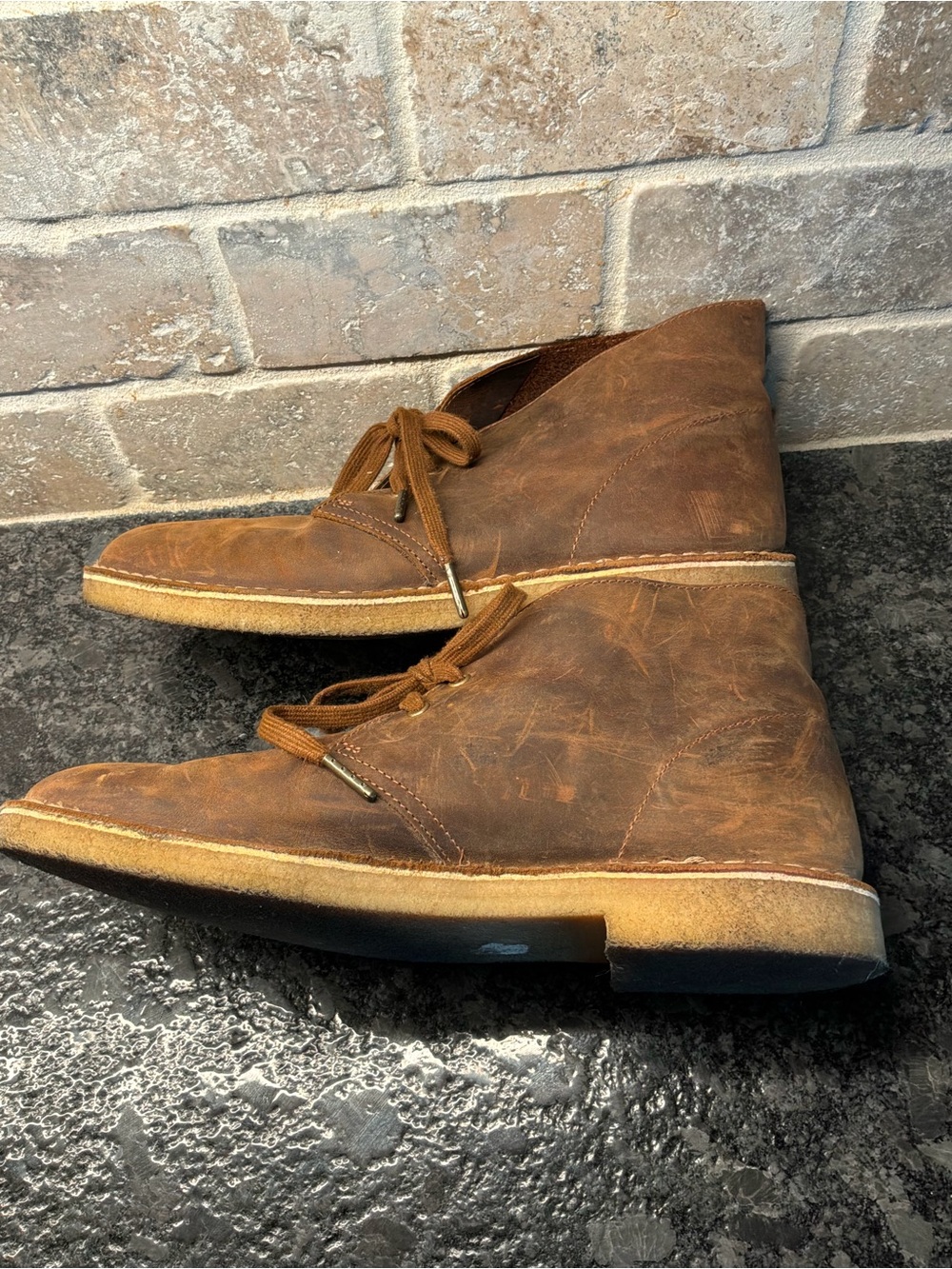 Clark’s Bushacre 2 men’s boot beeswax leather size 9.5-brown - Picture 5 of 8